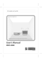 Humax HDCI-2000 User Manual
