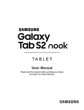 Samsung Galaxy Tab S2 NOOK User Manual