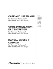 Thermador PRG366GH User Manual