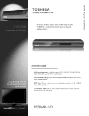 Toshiba SD3300 Brochure