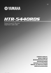 Yamaha HTR-5440RDS Owner's Manual