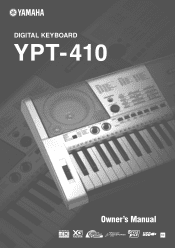 Yamaha YPT410MS Owner's Manual
