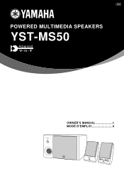 Yamaha YSTMS50W Owners Manual