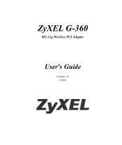 ZyXEL G-360 User Guide