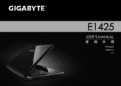 Gigabyte E1425M Manual