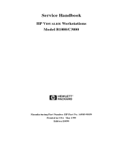 HP Visualize c3000 hp Visualize b1000 and c3000 workstations service handbook (a4985-90039)