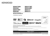 Kenwood DDX415BT User Manual