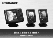 Lowrance Elite-4 Operation Manual