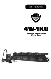 Nady 4W-1KU Manual