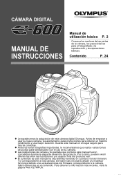 Olympus E-600 E-600 Manual de Instrucciones (Espa?ol)