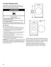 Whirlpool WFC8090G Dimension Guide