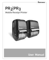 Intermec PR3 PR2/PR3 Mobile Receipt Printer User Manual