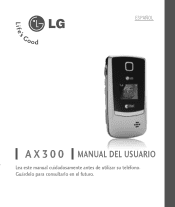 LG AX300 Silver Owner's Manual