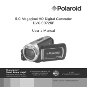 Polaroid DVC-00725F User Manual