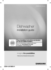 Samsung DW80R2031 Series User Manual