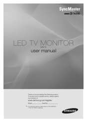 Samsung T27A300 User Manual Ver.1.0 (English)