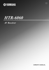 Yamaha HTR 6060 MCXSP10 Manual