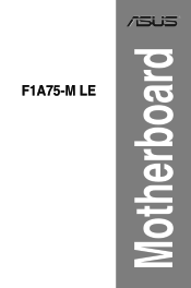 Asus F1A75-M LE User Manual