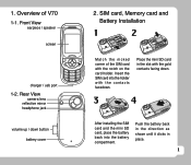 Asus V70 V70 Quick Start Guide for English Edition