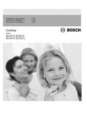 Bosch NET8654UC Installation Instructions