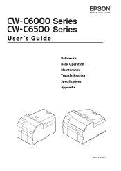 Epson ColorWorks CW-C6000A Users Manual