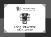 Epson PictureMate Using PictureMate Without a Computer