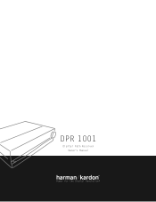 Harman Kardon DPR 1001 Owners Manual