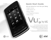 LG CU920 Quick Start Guide