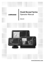 Lowrance HOOK Reveal 7x SplitShot HOOK Reveal Series Operator Manual
