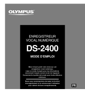 Olympus 142015 DS-2400 Mode d'emploi (Français)
