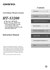Onkyo HT-S3200 B User Manual