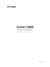 TP-Link AC2600 Archer C2600 V1 User Guide