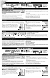 Tripp Lite PDUMV30HV Owner's Manual for Metered Rack PDU 932685