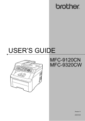 Brother International MFC-9320CW Users Manual - English