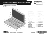 Dell M4500 Setup and Features Information Tech Sheet