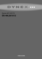 Dynex DX-40L261A12 User Manual (English)