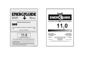 Haier HWR08XCR Energy Guide