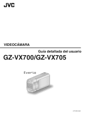 JVC GZ-VX700BUS User Manual - Spanish
