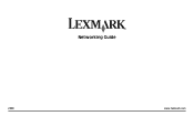 Lexmark X4975 Network Guide