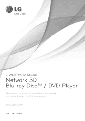 LG BP620C Owners Manual