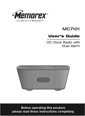 Memorex MC7101 User Guide