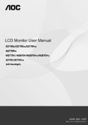 AOC M2870VHE Q2770PQU User Manual