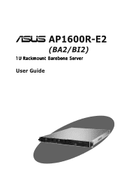 Asus AP1600R-E2BI2 AP1600R-E2BA2BI2 users manual English version 20 E1850