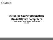 Canon MP990 Network Installation Guide (MAC)