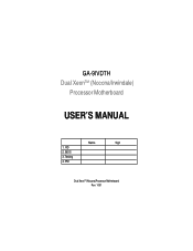 Gigabyte GA-9IVDTH User Manual