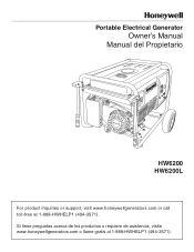 Honeywell HW6200L Owners Manual