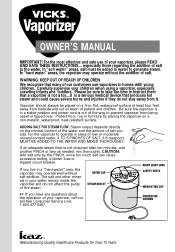 Honeywell V150 Owners Manual