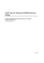 Intel SC5600BRP Service Guide