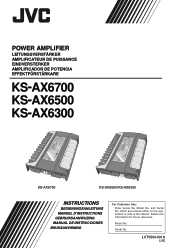 JVC KS-AX6500 Instruction Manual