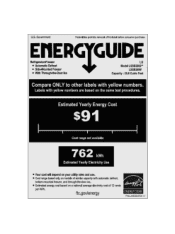 LG LSSB2696BD Owners Manual - Energy Guide